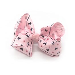 ahoy-mate-childrens-kids-hair-bows-clip-pink-1