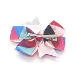 colours-of-joy-pinwheel-childrens-kids-hair-bows-clip-hot-pink-1