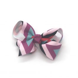 multi-coloured-childrens-kids-ribbon-hair-bows-clip-purple-1