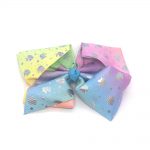 Joy With Jo Reviews multi coloured unicorn childrens junior ribbon hair bows clip rainbow 1a 1