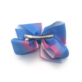 multi-tonal-childrens-kids-ribbon-hair-bows-clip-blue-1