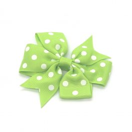 polka-dot-pinwheel-childrens-kids-hair-bows-clip-green-1