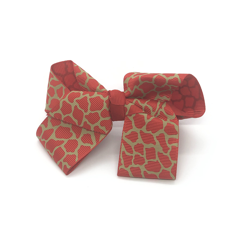 posh-in-prints-childrens-kids-hair-bows-clip-red-1