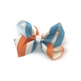 pretty-in-stripes-orange-and-blue-childrens-kids-hair-bow-clip-1