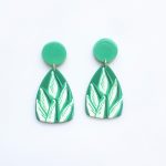 Joy With Jo Reviews aloe vera green earrings 1a
