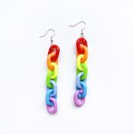 Joy With Jo Reviews a rainbow chain reaction dangle earrings 1a