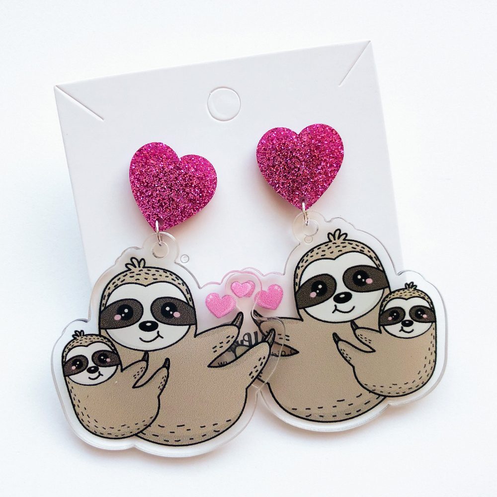 mothers-day-cute-sloth-earrings-1