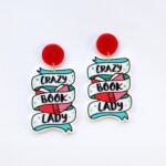 Joy With Jo Reviews crazy book lady earrings 1