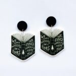 Joy With Jo Reviews we lose ourselves in books earrings 1