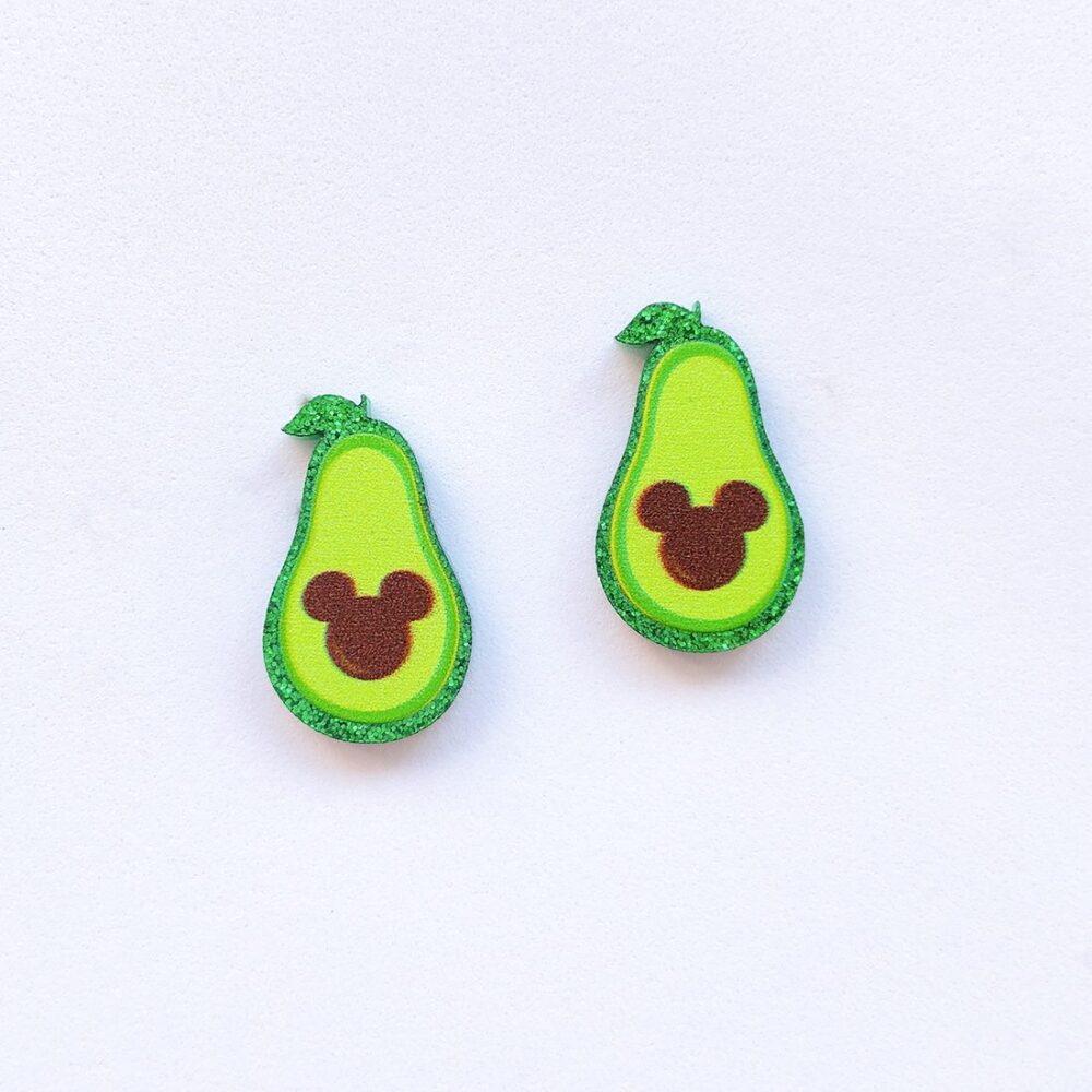 cute-mickey-avocado-stud-earrings-1a