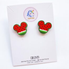 cute-mickey-watermelon-stud-earrings-1a