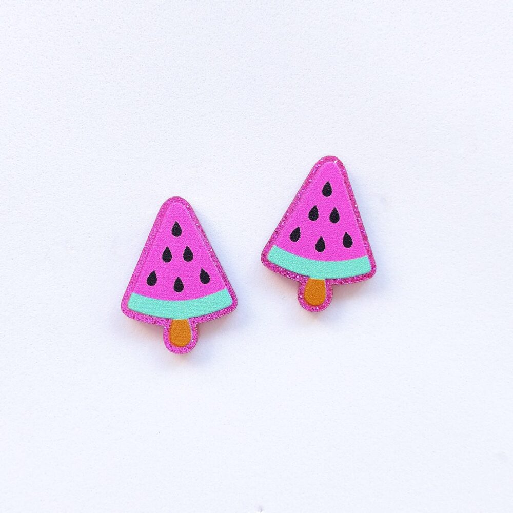 watermelon-popsicle-stud-earrings-1a