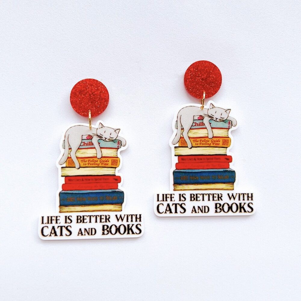 cats-and-books-inspirational-earrings-1a