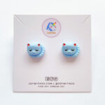 Joy With Jo Reviews cute sleeping kitten stud earrings 1b
