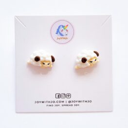 cute-sleeping-ram-mini-stud-earrings-1