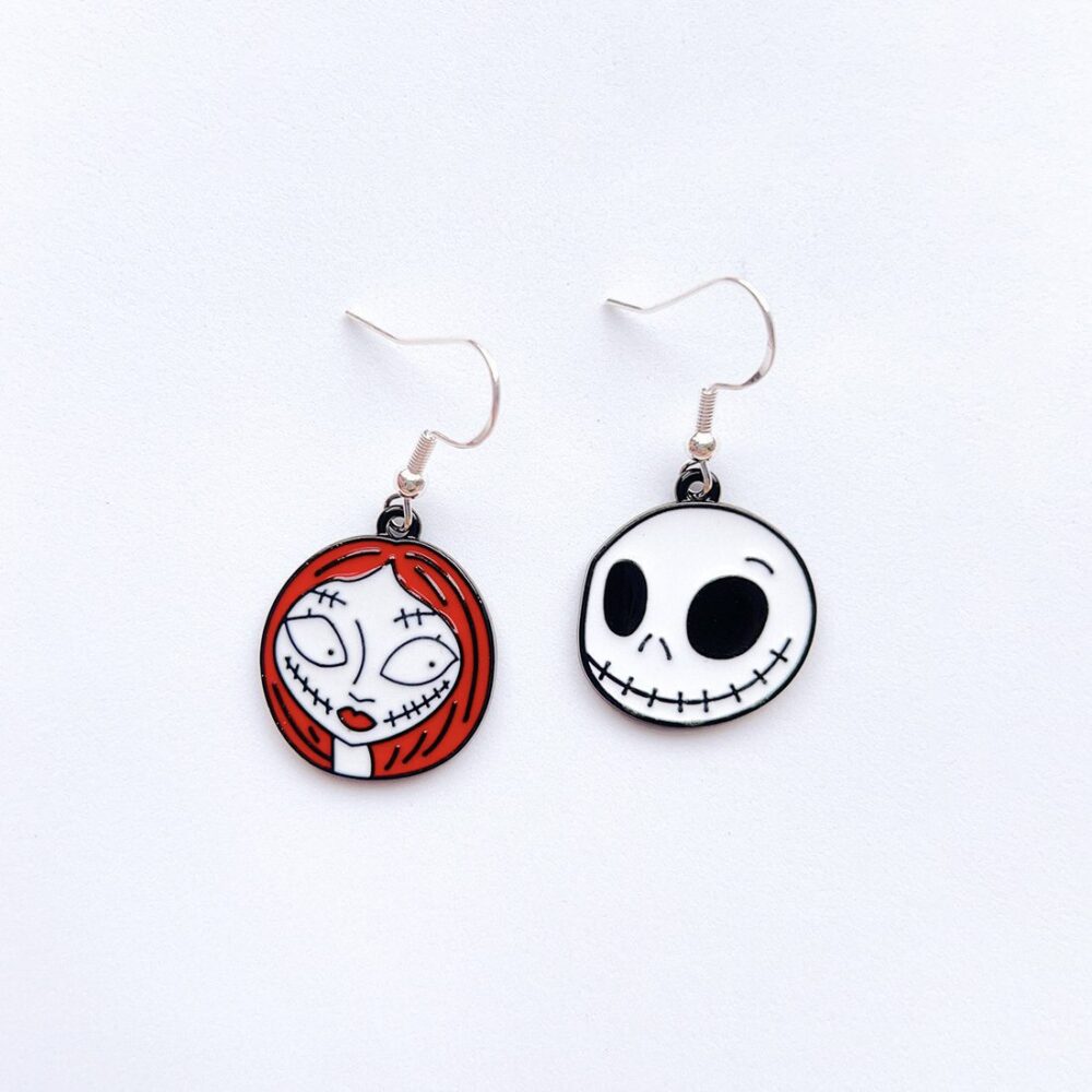 jack-and-sally-enamel-halloween-earrings-1