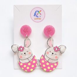 pink-polka-dot-easter-bunny-dangle-earrings-1