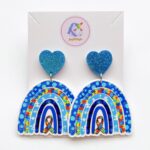Joy With Jo Reviews somewhere over the rainbow autism awareness earrings 1