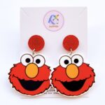 Joy With Jo Reviews sesame street elmo earrings