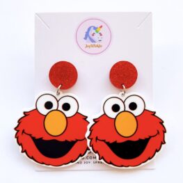 sesame-street-elmo-earrings