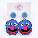 Joy With Jo Reviews sesame street grover earrings