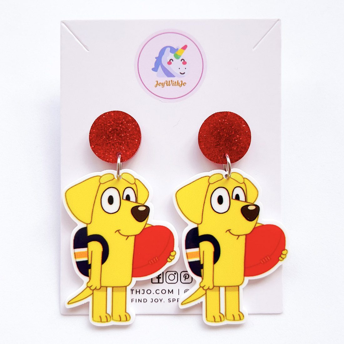 Bluey-Lucky-earrings Bluey-Lucky-earrings