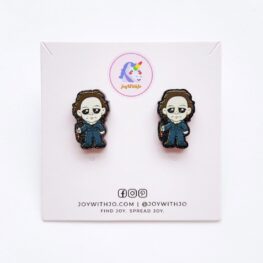 Michael-Myers-stud-earrings-halloween-earrings