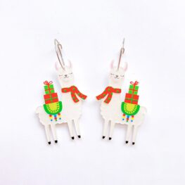 cute-llama-with-gifts-christmas-earrings-1