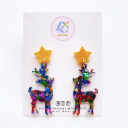 rainbow-reindeer-christmas-earrings