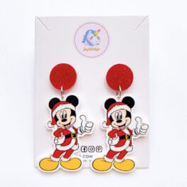 santa-mickey-mouse-christmas-earrings