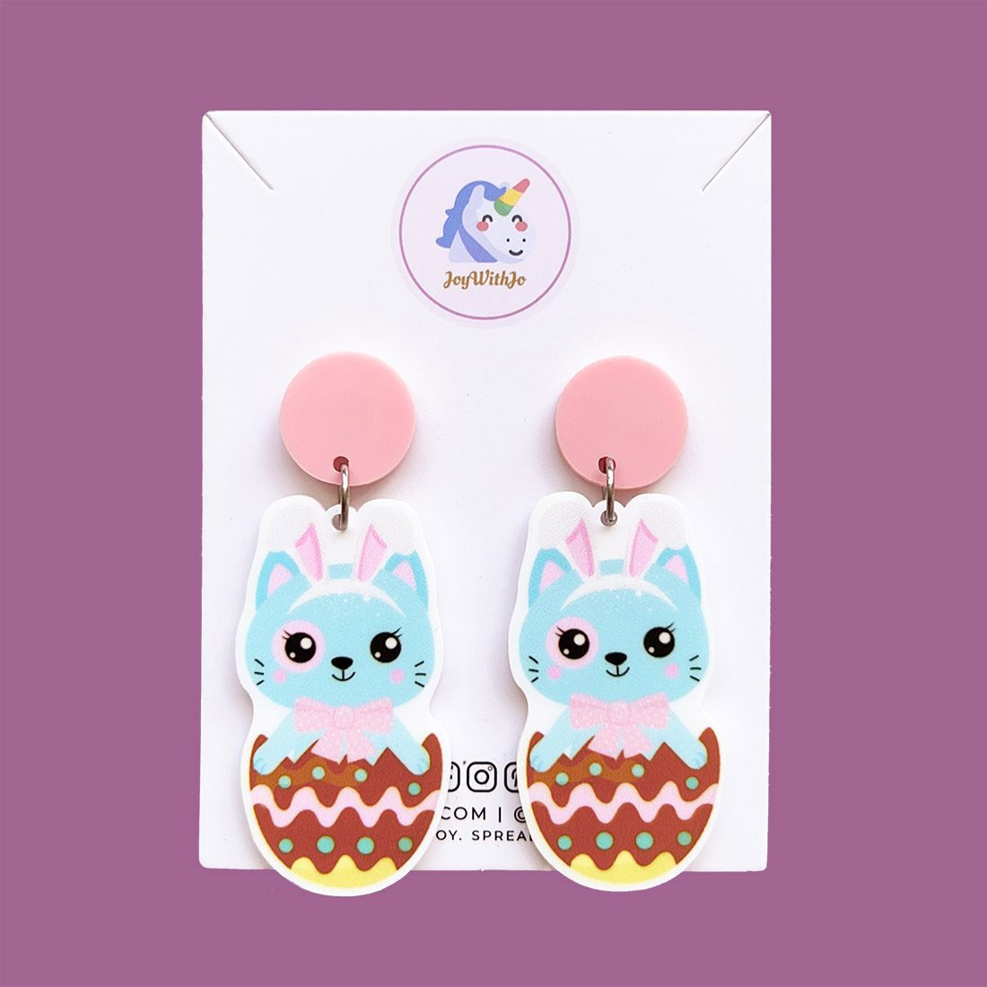 cute-chocolate-bunny-ears-cat-easter-earrings-1 cute-chocolate-bunny-ears-cat-easter-earrings-1