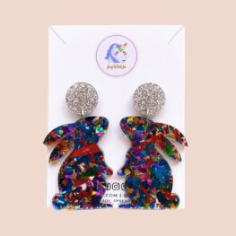 stunning-rainbow-glitter-bunny-easter-earrings