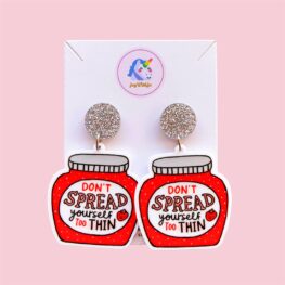 dont-spread-yourself-too-thin-quote-earrings