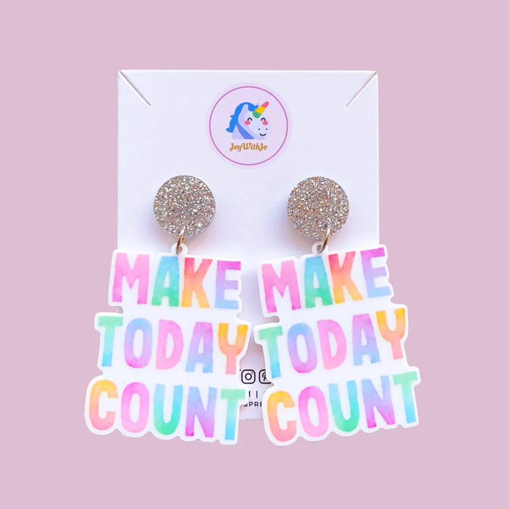 make-today-count-quote-earrings
