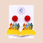 Joy With Jo Reviews yellow brick road the wizard of oz book week earrings