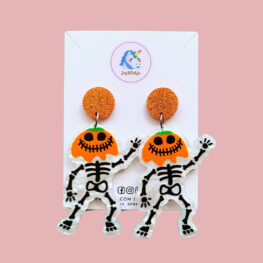 funny-pumpkin-head-skeleton-halloween-earrings