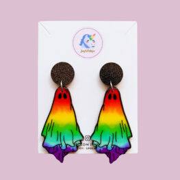 funny-rainbow-ghost-halloween-earrings