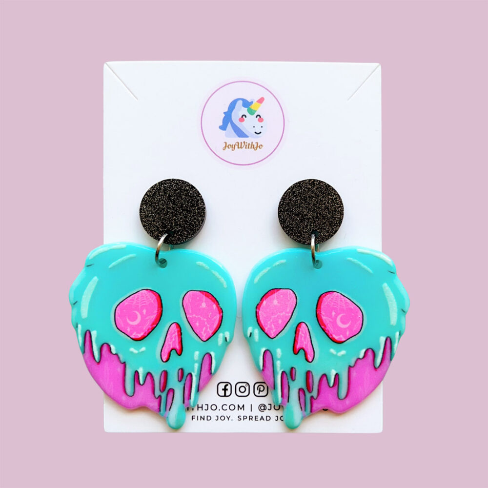 pastel-poison-apple-halloween-earrings