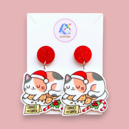 cookies-for-santa-cat-christmas-earrings