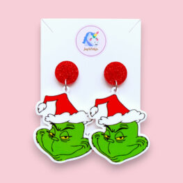 somebody-is-fabulous-grinch-christmas-earrings