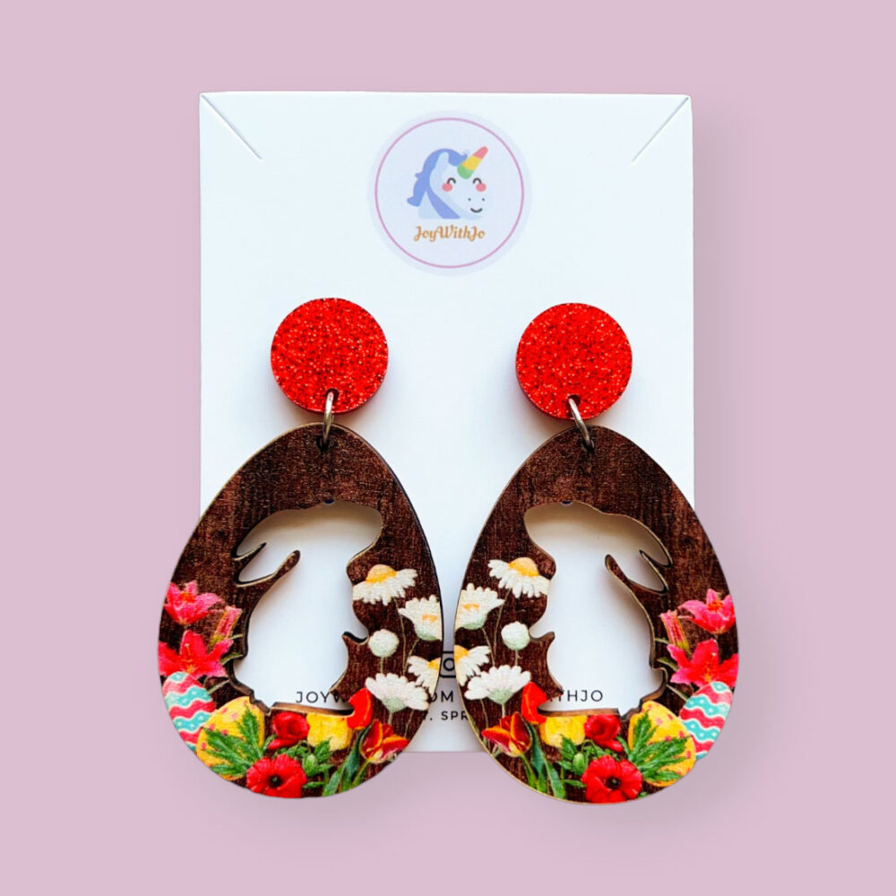 a-floral-easter-bunny-cut-out-wood-easter-earrings