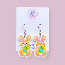 cute-brown-easter-bunny-easter-egg-hook-earrings-easter-earrings