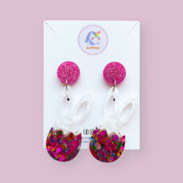 foil-glitter-rabbit-easter-eggs-acrylic-earrings-pink