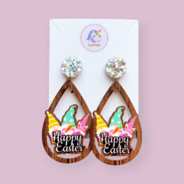 happy-easter-bunny-gnomes-wood-easter-earrings