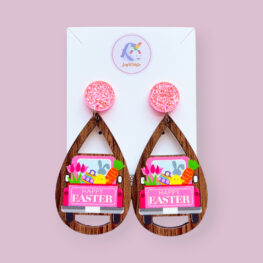 happy-easter-teardrop-wood-easter-earrings