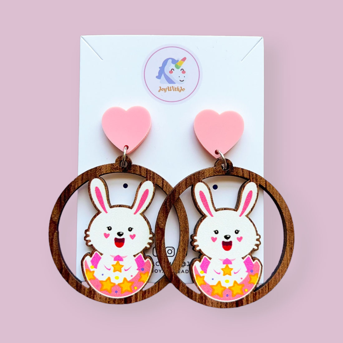 too-cute-easter-bunny-easter-egg-wood-easter-earrings-pink too-cute-easter-bunny-easter-egg-wood-easter-earrings-pink