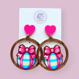 wrapped-in-a-bow-easter-egg-wood-easter-earrings