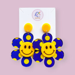smile-and-be-happy-floral-earrings-acrylic-earrings-blue