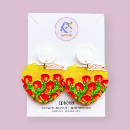 stop-and-smell-the-flowers-acrylic-earrings-yellow