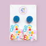 Joy With Jo Reviews you are more than enough self love earrings